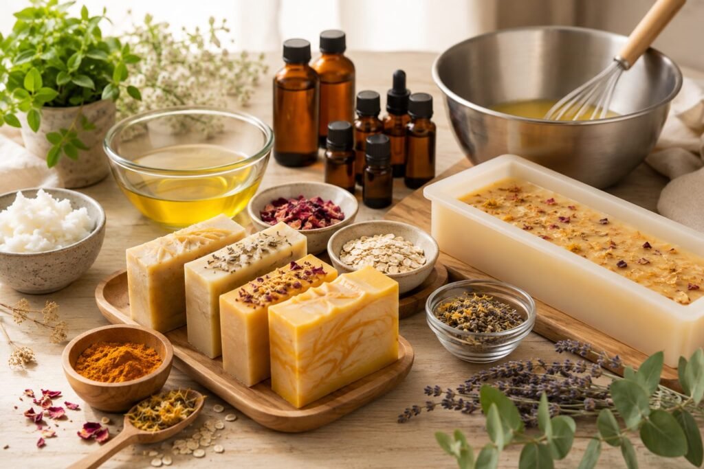 How to make homemade soap at home